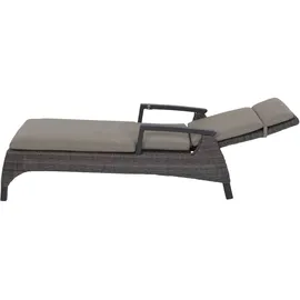 Siena Garden Corido Gartenliege 237,5 x 70 x 101 cm grau/taupe