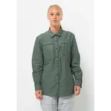 Jack Wolfskin Barrier L/S SHIRT W hedge green, XL