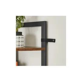 VASAGLE Eckregal 30 x 30 x 150 cm Braun