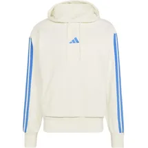 adidas Essentials 3-Streifen French Terry, Herren Kapuzensweater, weiß - 2XL