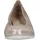 CAPRICE Damen Ballerinas aus Leder mit Lochmuster, Beige (Taupe Metallic), 40 EU
