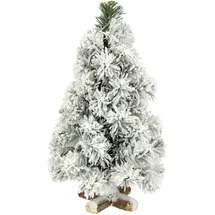 I.GE.A. Weihnachtsdeko Dekobaum 38 cm grün/weiß