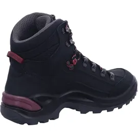 Lowa Renegade GTX Mid Damen Schwarz/Pflaume 41