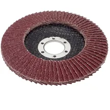Vago-Tools 20x Fächerschleifscheiben 125 mm flach Körnung 120 Braun