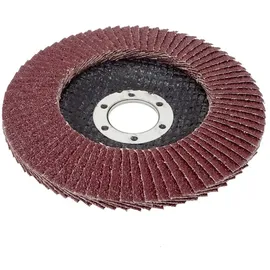 Vago-Tools 20x Fächerschleifscheiben 125 mm flach Körnung 120 Braun