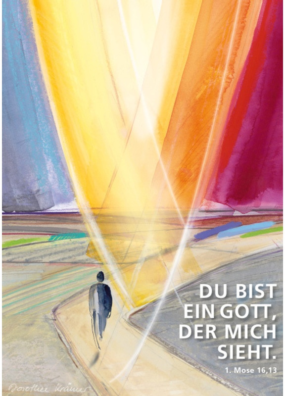 Jahreslosung 2023 - Blickwechsel - Kunstblatt 40 X 60 Cm