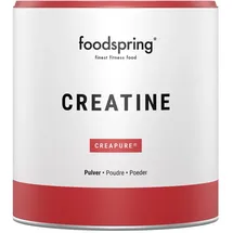 foodspring Creatine Powder (150g) Unflavoured – Reines Creatin Monohydrat, perfekte Löslichkeit, ohne Farbstoffe & vegan -