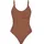 SMILODOX Shapewear String Bodysuit Braun XS