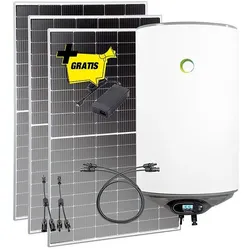 Fothermo 80 Liter Photovoltaik Warmwasserbereiter Set Solar Elektro Boiler PV