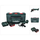 Metabo W 18 L 9-125 Quick Akku Winkelschleifer 18 V 125 mm + 1x Akku 8,0 Ah + Ladegerät + metaBOX