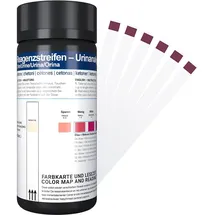hixo 125x Ketone Teststreifen in Tube – Ketose Messergebnisse – für Keto Ernährung und Diät I Ketosticks Urin