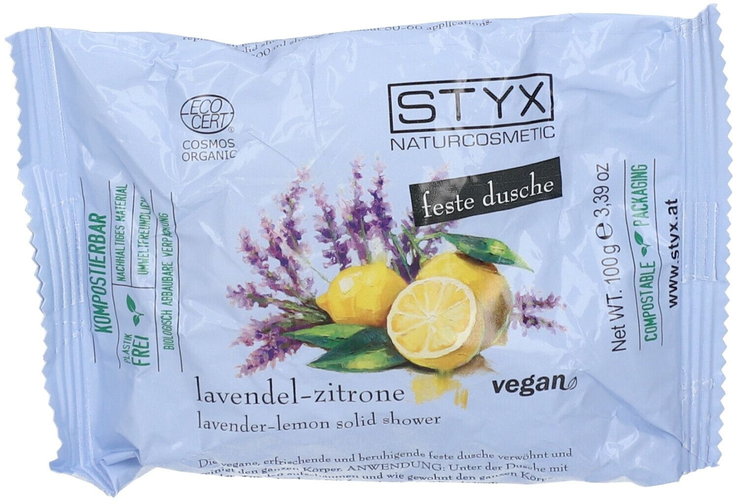 Styx feste dusche lavendel-zitrone