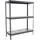 Proregal Schwerlastregal Metal Beast Three HxBxT 150 x 150 x 45 cm 3 Ebenen Fachlast 600 kg Grau