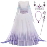 EMIN ELSA Kostüm Eiskönigin 2 ELSA Kleid Mädchen Kinder Mädchen Prinzessin Königin ELSA 2 Kostüm Weihnachten Verkleidung