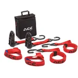 ACEBIKES Ratchet Pro 2-Pack Motorrad-Sicherung Spanngurte
