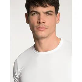 CALIDA Rundhalsshirt »Evolution«, schmale Passform, Kurzarm, weich, Single Jersey, elastisch CALIDA weiß