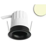 Fiai IsoLED Einbaustrahler BACK32 5W rund schwarz matt