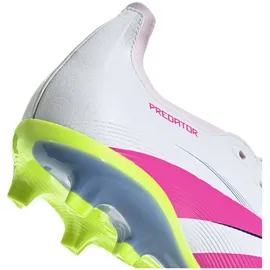 adidas Predator League FG/MG Herren Cloud White/Lucid Pink/Lucid Lemon 46