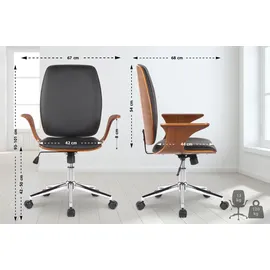 CLP Burbank Kunstleder walnuss/schwarz