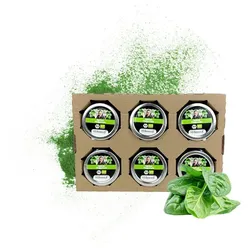 SANUUS® BIO Spinat Gewürzsalz zum Kochen & Verfeinern 6x120g 720 g