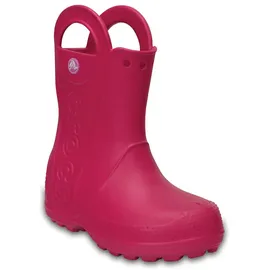 Crocs Handle It Rain Boot K, Unisex-Kinder Gummistiefel, Pink 23/24 - Rosa