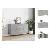 vidaXL Sideboard Betongrau 100x36x60 cm Holzwerkstoff