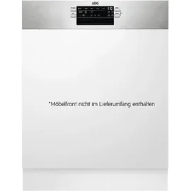 AEG FEE6491AZM Einbau-Geschirrspüler (teilintegrierbar, 598 mm breit, Edelstahl)