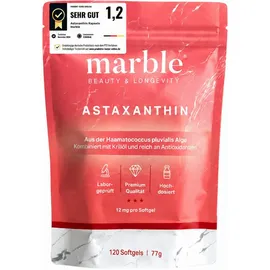 Marble Astaxanthin 12 mg + Krillöl Kapseln 120 St.