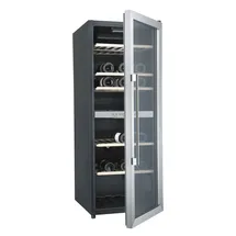 Hanseatic Weinkühlschrank "HWC77FCIA", Energieeffizienz: F (A-G), schwarz, B:48cm H:128,5cm T:57,5cm, Weinkühlschränke, inkl. 3 Jahre Herstellergarantie