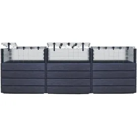 GARANTIA Ergo Quadro TurboPlus U L 240 x 160 x 80 cm Braun