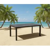 Lesli Living Gartentisch Murcia 160 x 90 x 74 cm Anthrazit/Grau