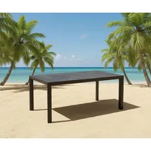 Lesli Living Gartentisch Murcia 160 x 90 x 74 cm Anthrazit/Grau