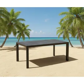 Lesli Living Gartentisch Murcia 160 x 90 x 74 cm Anthrazit/Grau