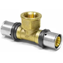 Pipetec Press-T-Stück für Alu-Verbundrohr 32 - 1 1/4" - 32x3 PFTI320732 DVGW TH+U