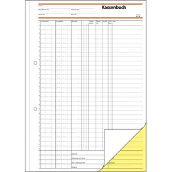 Sigel Kassenbuch - 40 Blatt - A4 - Kopie