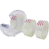 Stylex Handabroller Klebefilm 3 Rollen 18 mm x 33 m