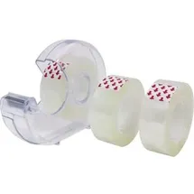 Stylex Handabroller Klebefilm 3 Rollen 18 mm x 33 m