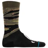 Stance Warbird Sneakersocken 1er Pack Schwarz/Grün 43-47