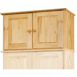 Möbilia Schrankaufsatz 82 x 52 x 52 cm Beige