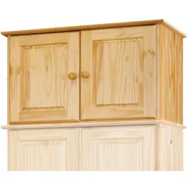 Möbilia Schrankaufsatz 82 x 52 x 52 cm Beige