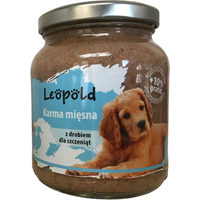 Leopold Welpenfleischfutter mit Geflügel 300g + 10% Gratis (Dose) (Rabatt für Stammkunden 3%)