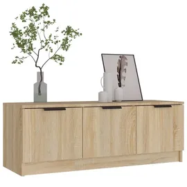 vidaXL Sonoma-Eiche TV-Schrank 102x35x36,5 cm Holzwerkstoff