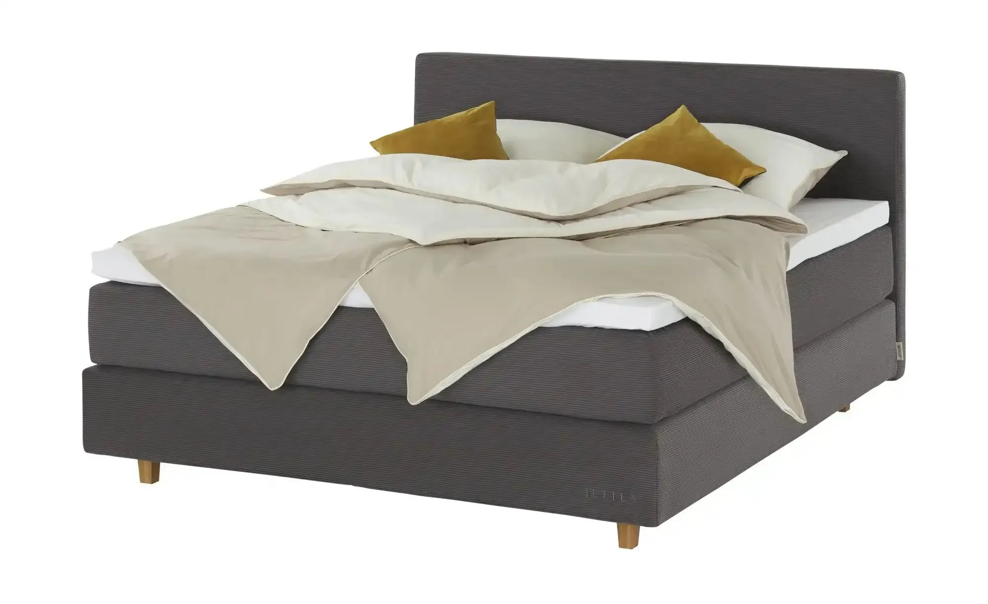 Jette Home Boxspringbett  Jette Flex , grau , Maße (cm): B: 165 H: 120,5