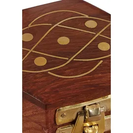 Marrakesch Orient & Mediterran Interior 2er Set Schmuckkästchen aus Holz Dajat Delya
