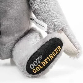 Steiff Plüsch James Bond Goldfinger Musik Teddy - hellgrau - 30 cm