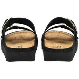 ROHDE Damen, Pantolette Leder Zweischnaller mit Plateausohle Alassio 6229, Größe:38 EU,