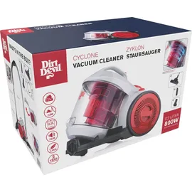 Dirt Devil Staubsauger ohne Beutel DD2503 - weiß, rot
