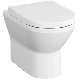Vitra Integra Stand-Tiefspül-WC VitrAflush 2.0 mit Bidetfunktion, 7059B003-0088,