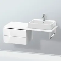 Duravit L-Cube Seitenschrank, 2 Auszüge, LC583808585,