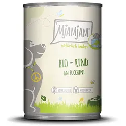 MjAMjAM - BIO für Hund 400g MjAMjAM Hund 6x400g BIO Rind mit Zucchini